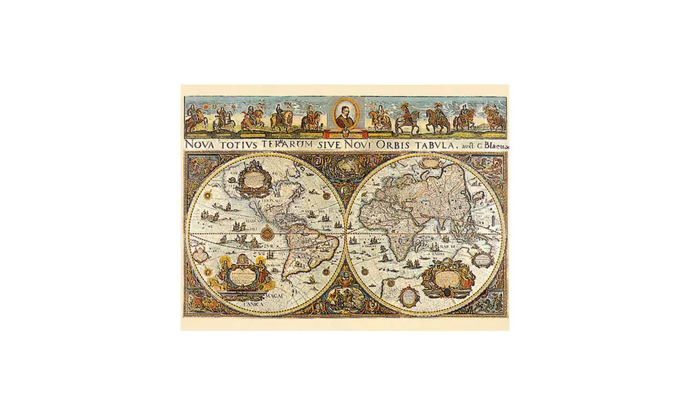 World Map, 1665 Jigsaw Puzzle: 3000 Pcs - Primary Image