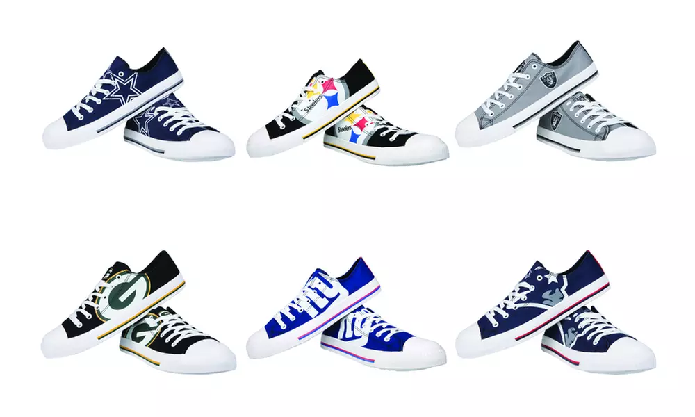 Forever Collectibles NFL Officially Licensed Unisex Big Logo Low-Top Sneakers - Primary Image