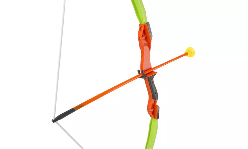 Kids Bow and Arrow Set w/ Suction Cup Arrows, Target & Quiver- Toy Archery Game - Second Medium