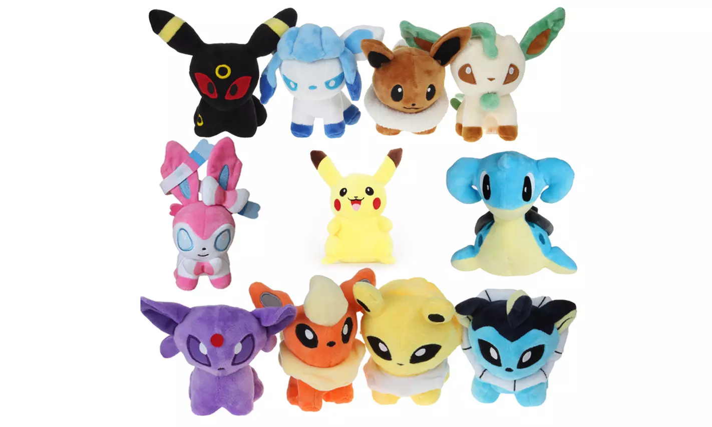 3 Pack Pokemon Cute Baby Toys And Hobbies Custom Stuffed Christmas Plush Toy  - Primary Image