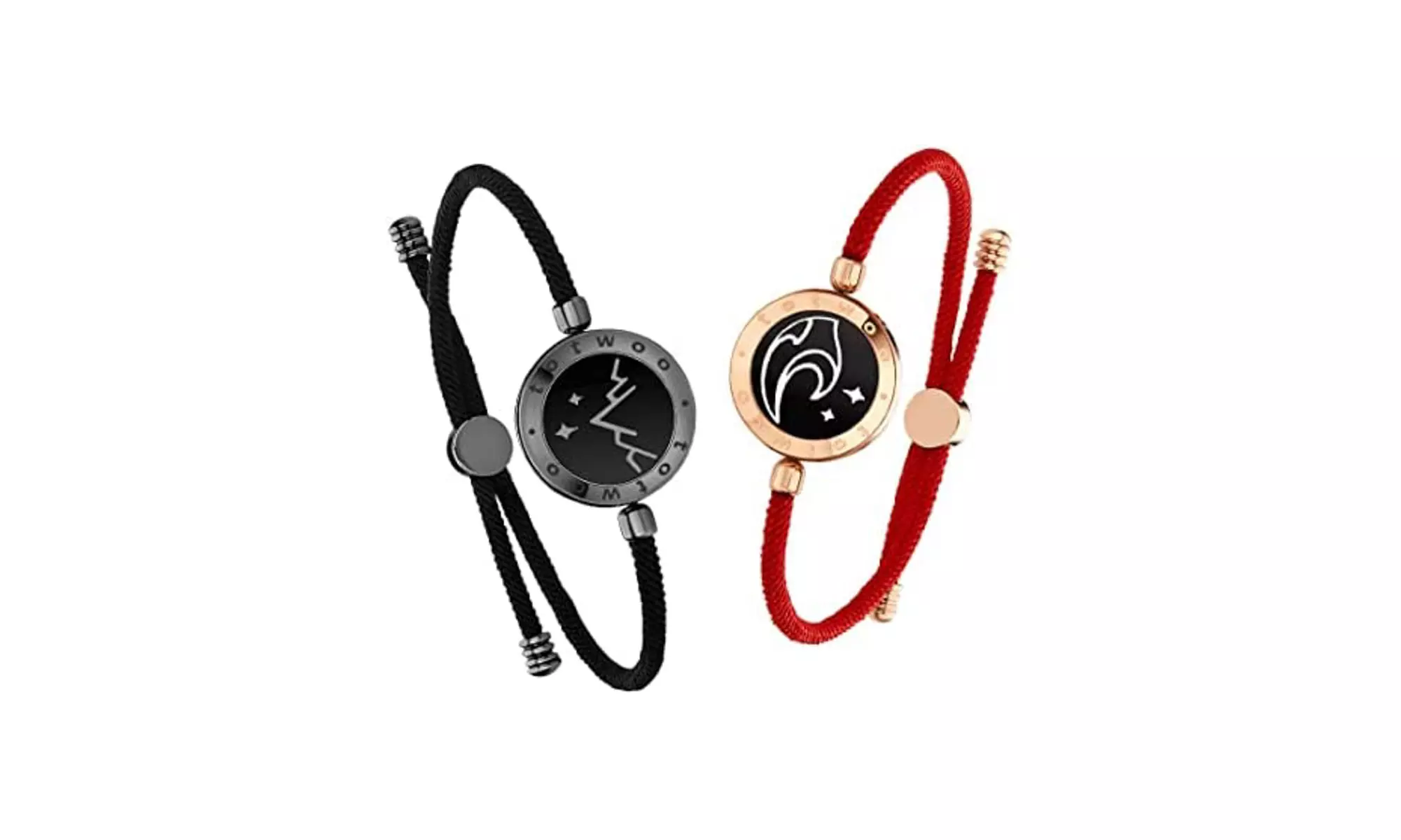 Totwoo Mountain and Sea Long Distance Touch Bracelets for Couples - Primary Image