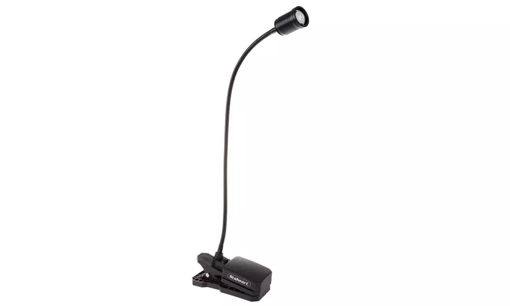 Stalwart Clip On Portable Lamp with CREE LED Work Light and Flexible Gooseneck - Second Medium