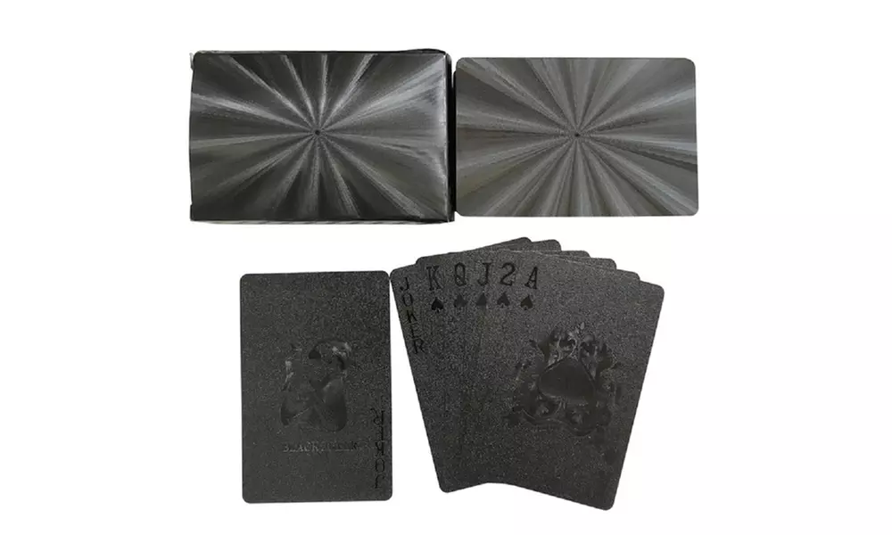 Black Poker Cards - Primary Image