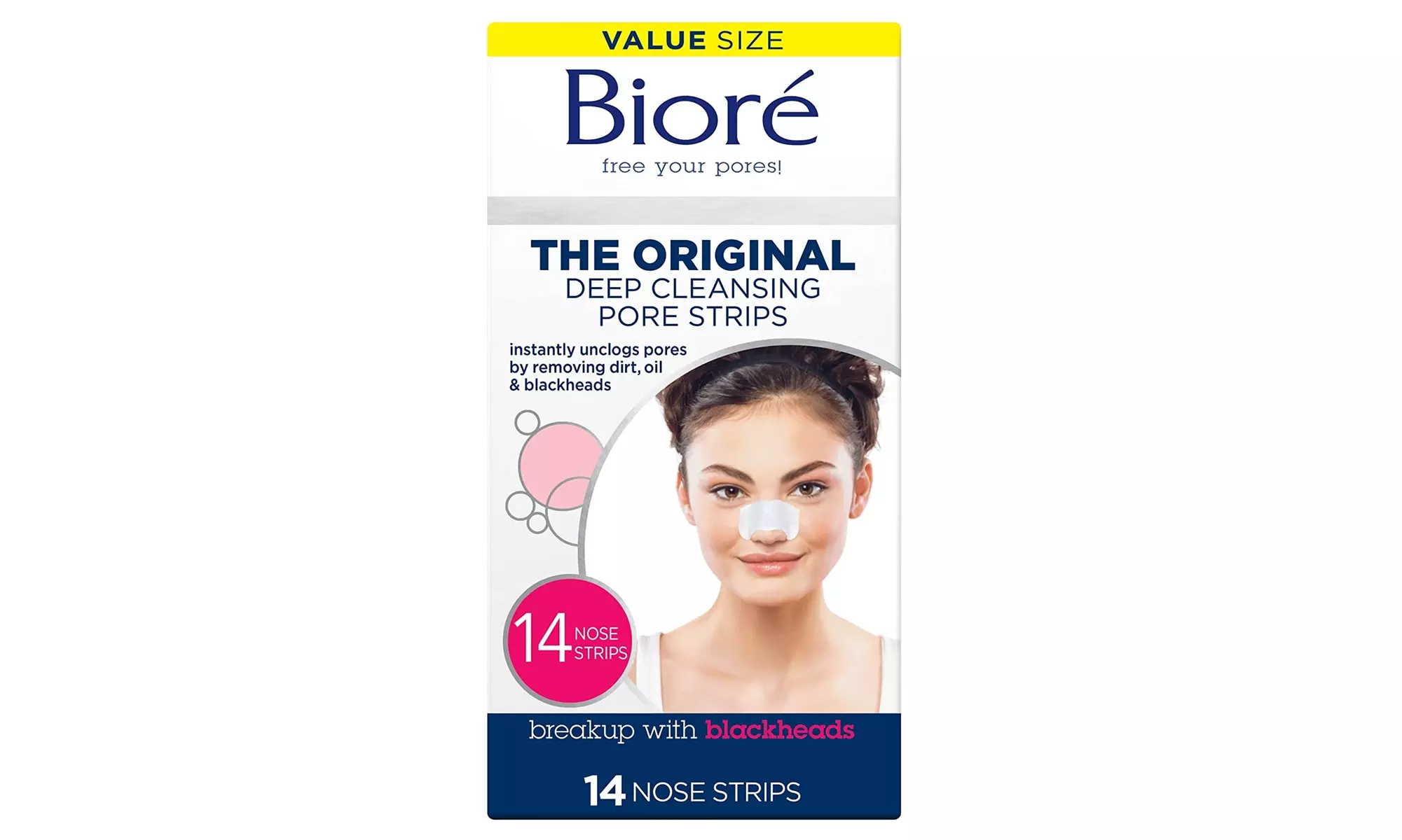Bioré Original, Deep Cleansing Pore Strips, Nose Strips for Blackhead Removal - Primary Image