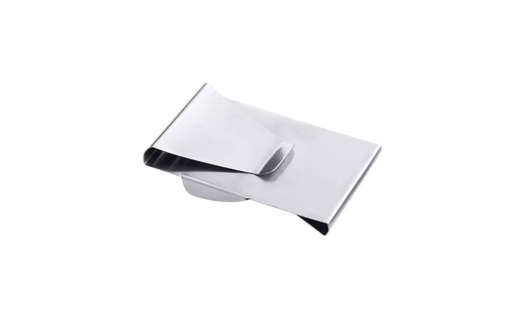 Slim Clip Double Sided Money Clip Wallet for Cash and Credit Cards ID Holder - Second Medium