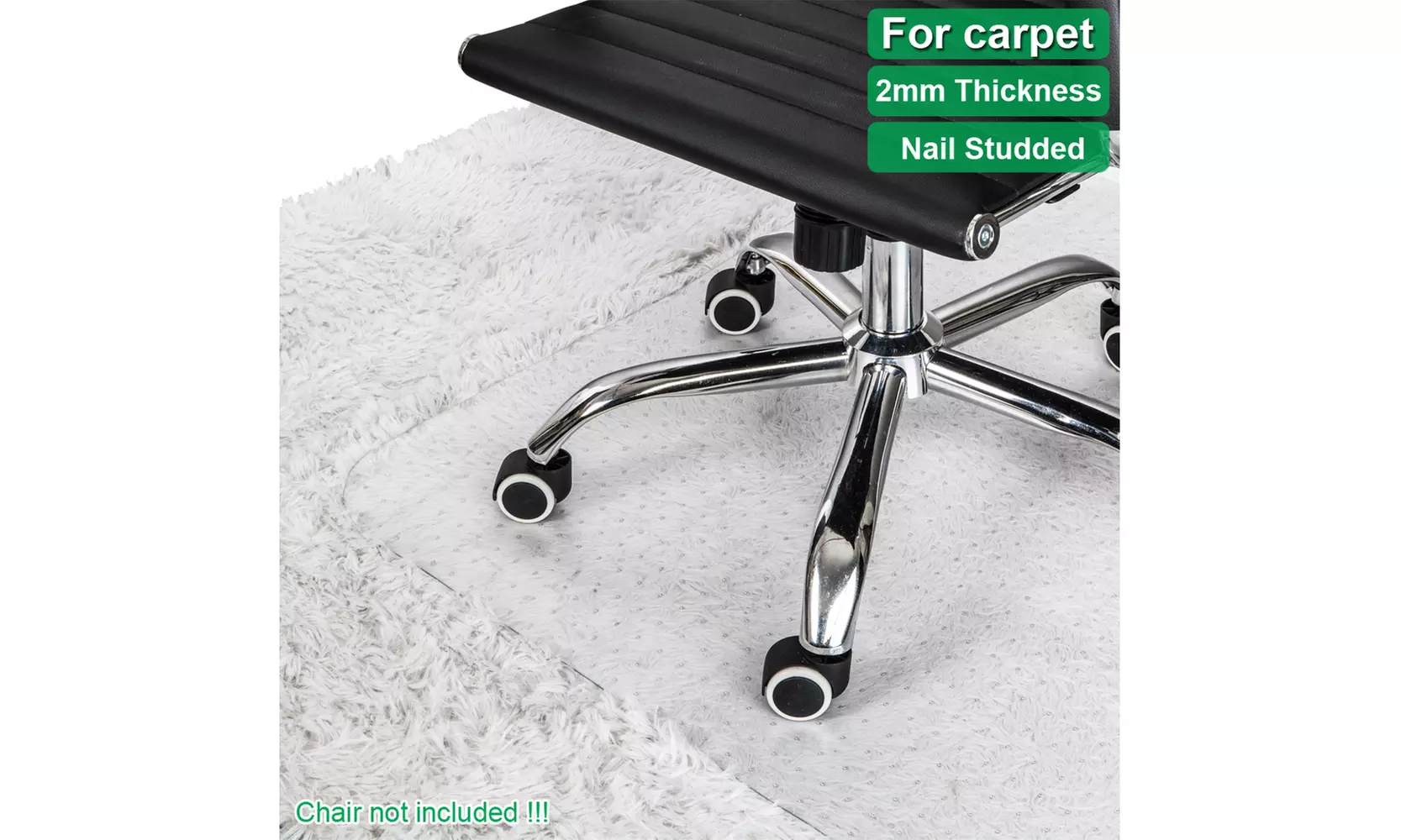 PVC Home Protective Mat for Floor Chair Protector for Hard Wood Floor - Primary Image