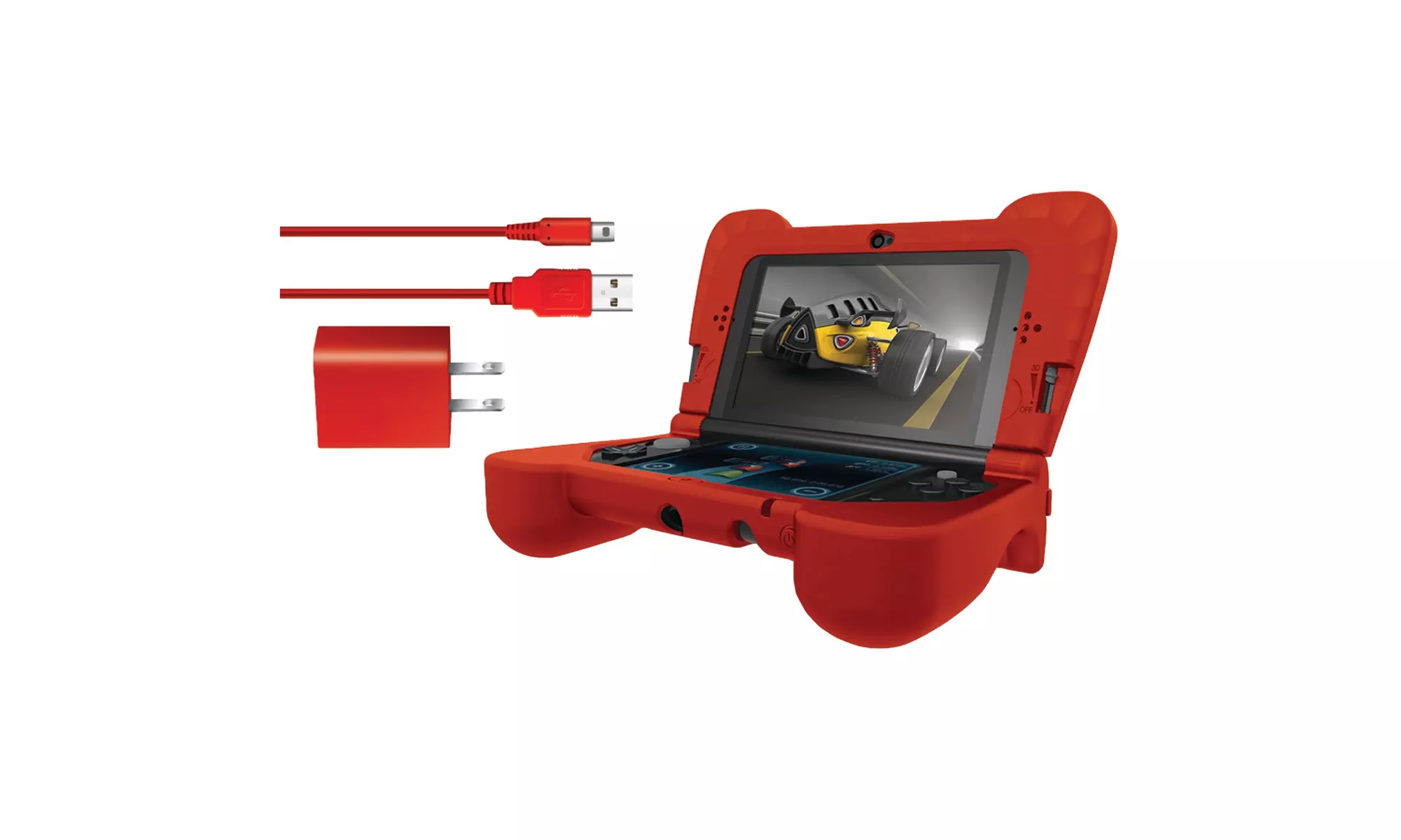dreamGEAR DG3DSXL-2275 Nintendo 3DS XL Power Play Kit (Red) - Primary Image