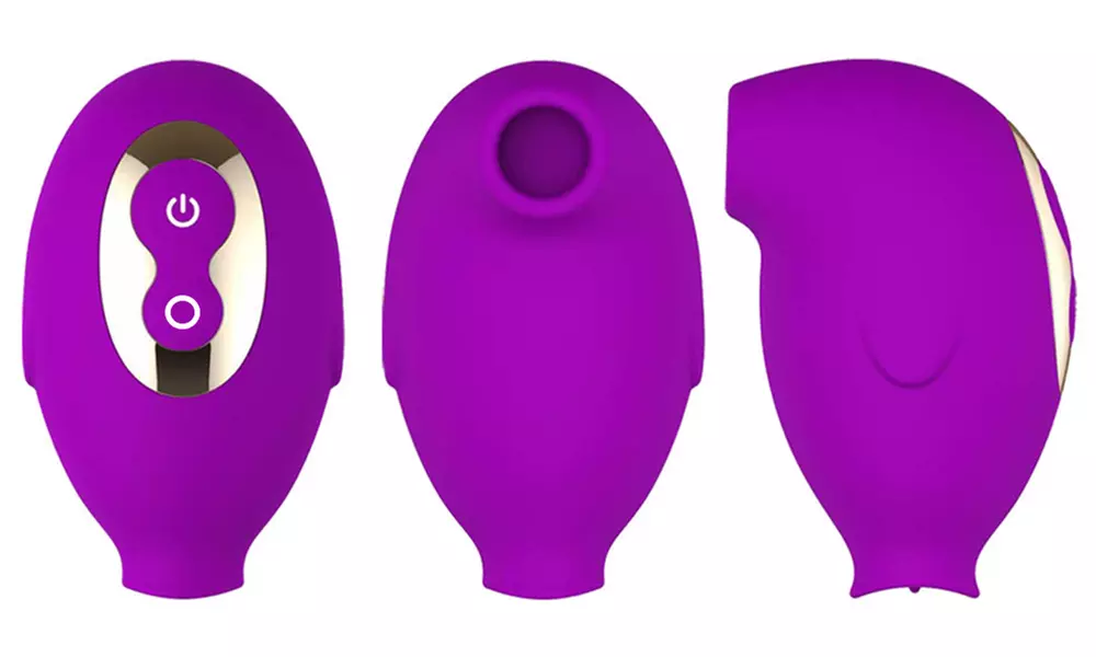 Penguin Vagina Sucking Vibrator Nipple Sucker Oral Licking Clitoris Vibrator - Primary Image