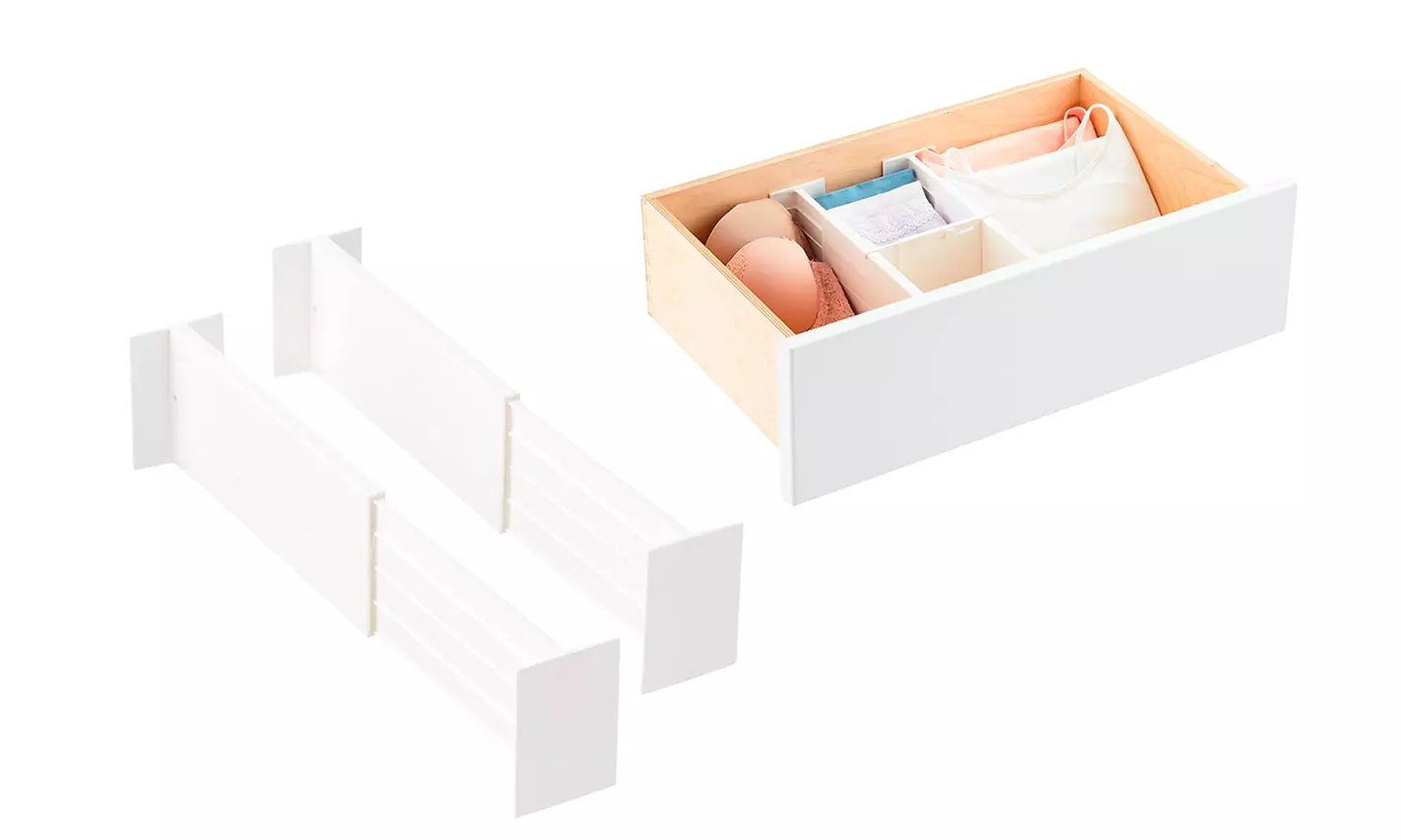 Dress Drawer Organizer Container Store Closet Underwear Divider Storage For Home - Primary Image