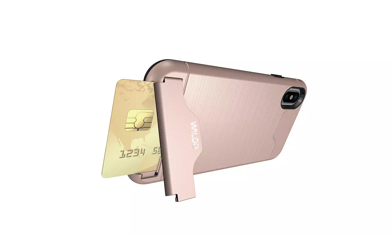 Waloo Brushed Kickstand Case for iPhones 