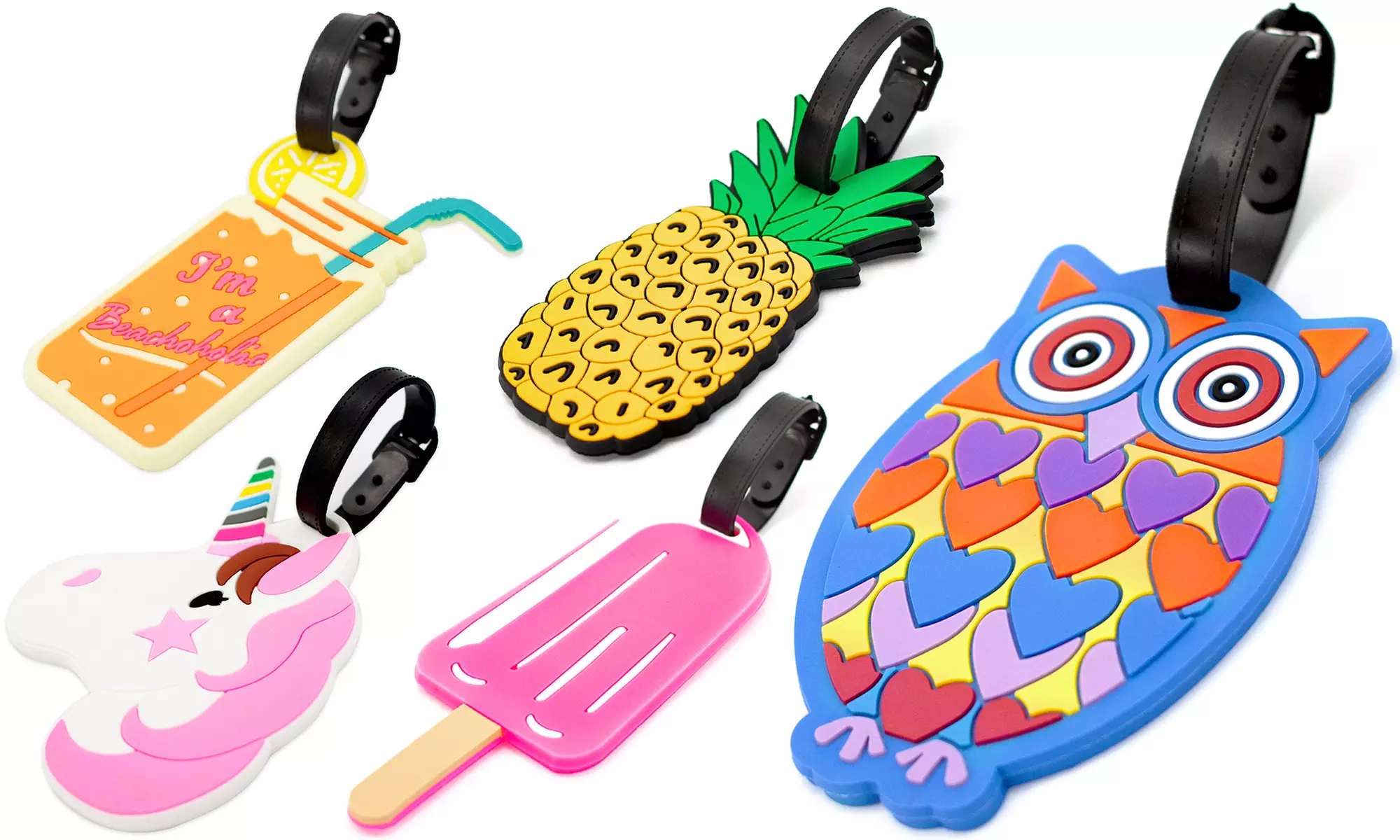 Miami CarryOn Luggage ID Tag Set (2-Piece) - Primary Image