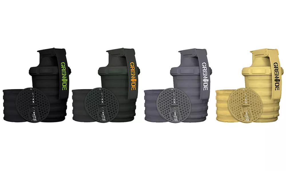 Grenade Shaker Cup with Storage Compartment - Primary Image
