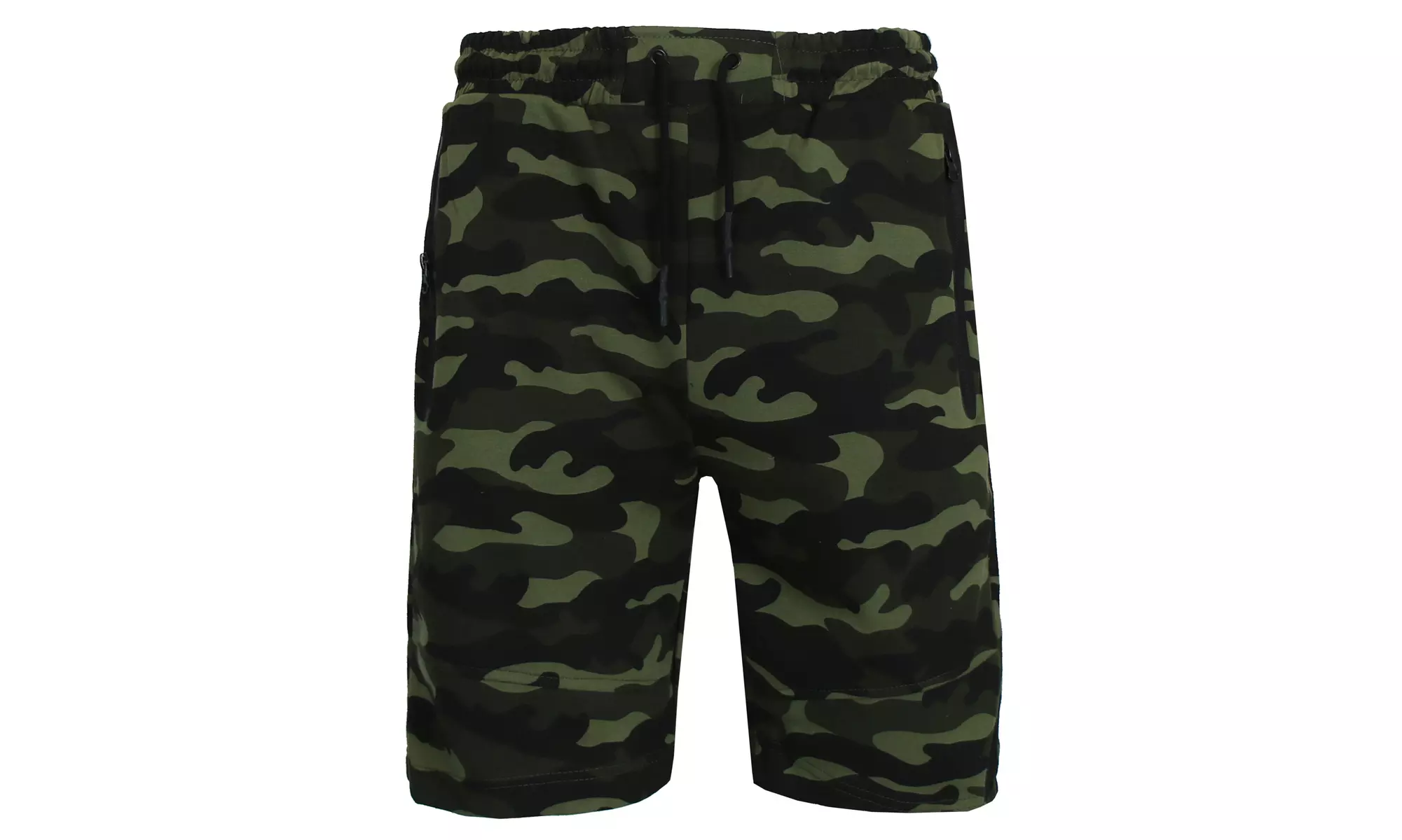 Men's Tech Fleece Jogger Lounge Sweat Shorts With Zipper Pockets (Sizes, S-2XL)