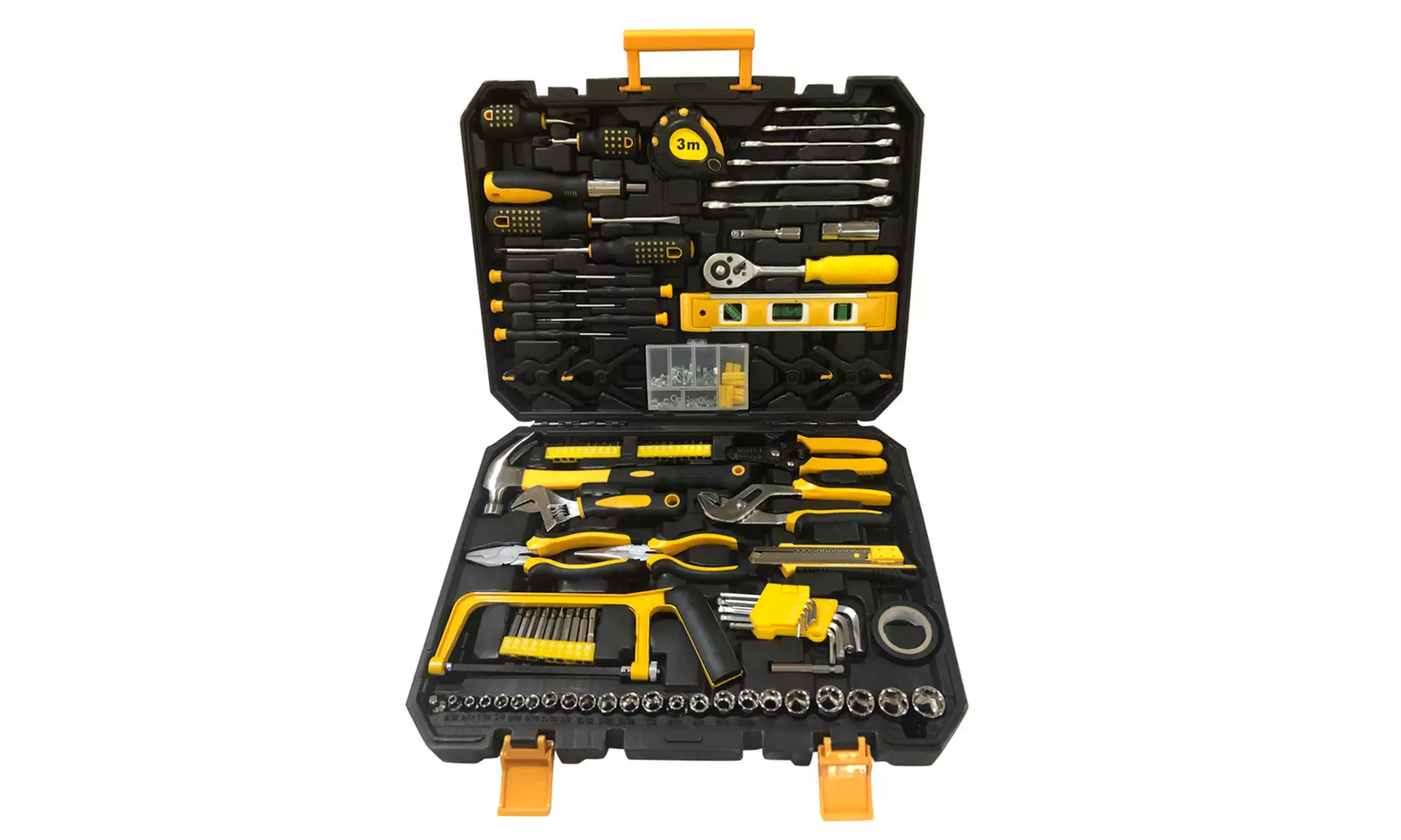 198 Piece Mechanics Repair Tool Kit, Daily Use Hand Tool Kit - Primary Image