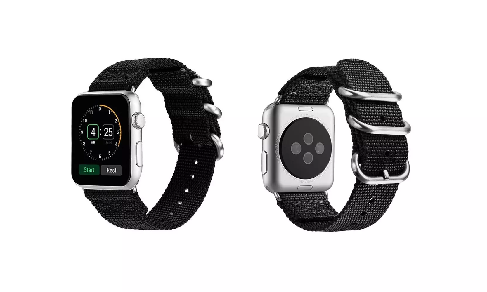Aduro Nylon Buckle Band for Apple Watch Series 1, 2, 3, 4, 5, 6, & SE