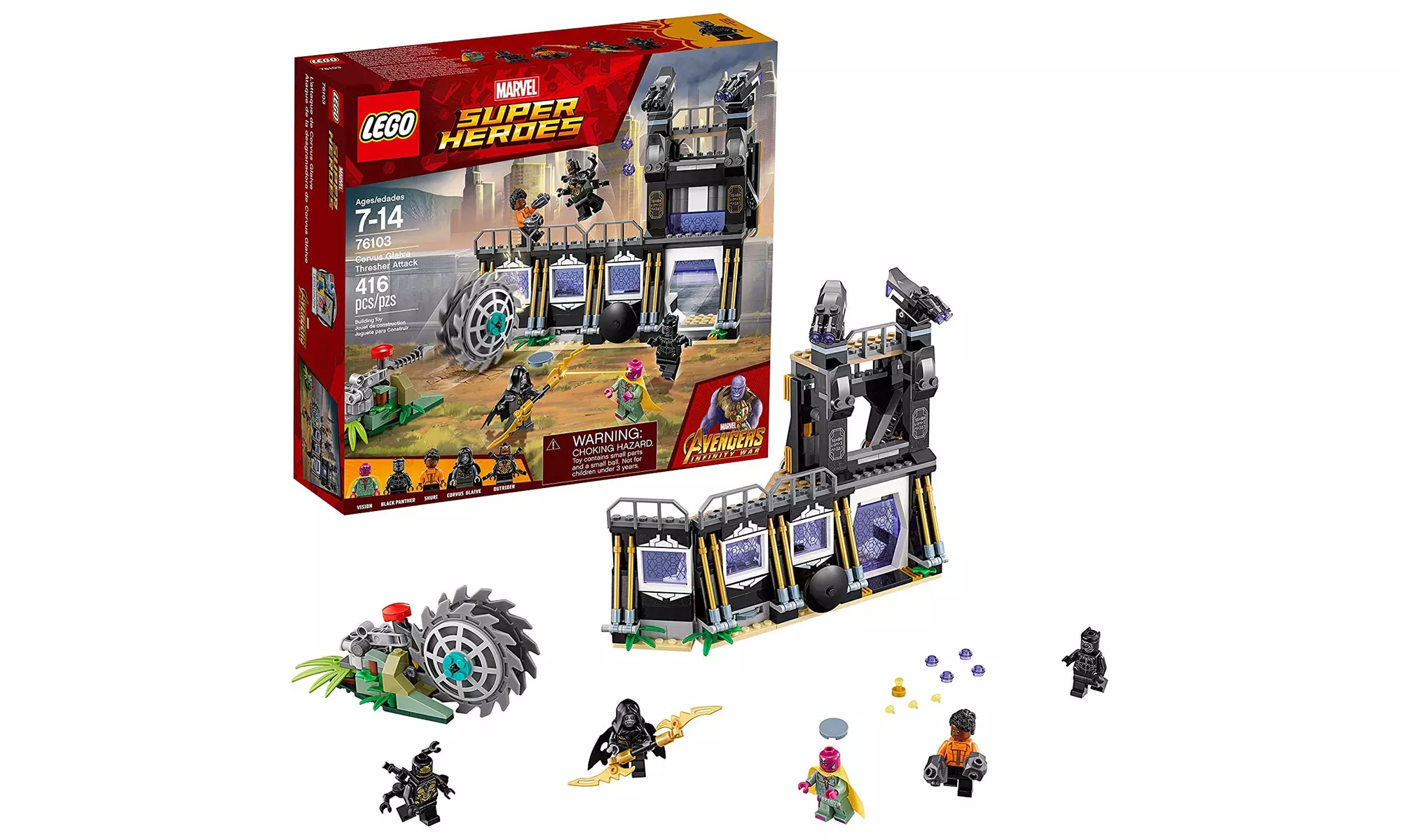 LEGO Marvel Super Heroes Avengers: Infinity War Corvus Glaive Thresher Attack  - Second Medium