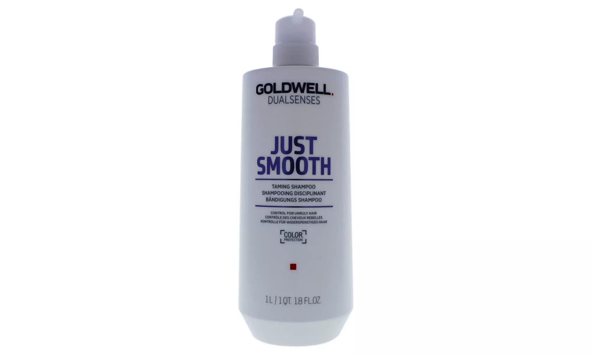 DualSenses Just Smooth Taming Shampoo by Goldwell for Unisex - 33.8 oz Shampoo - Second Medium