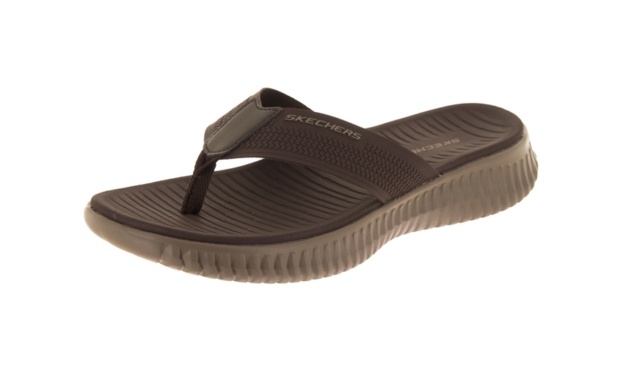 Skechers elite 2024 flex flip flops