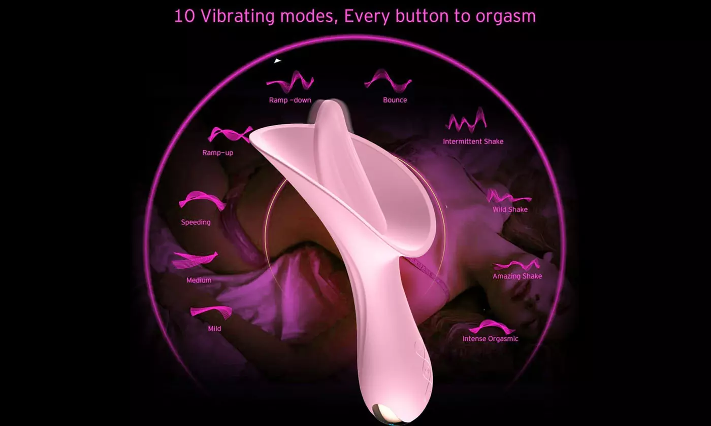 Clit Licking Tongue Sucking Vibrator G-Spot Oral Massager Sex Toys