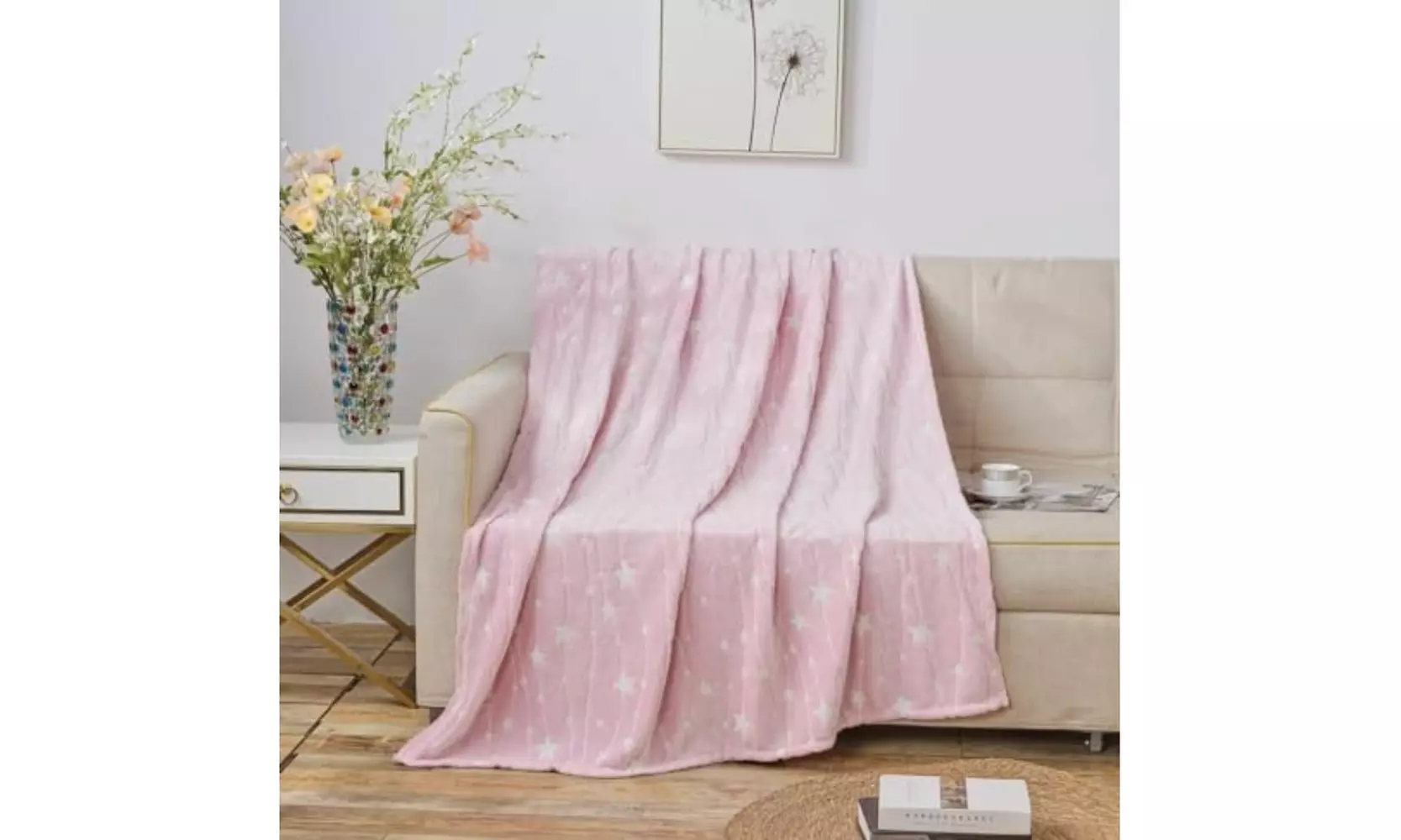 Glow-in-the-Dark 50" x 60" Throw Blankets