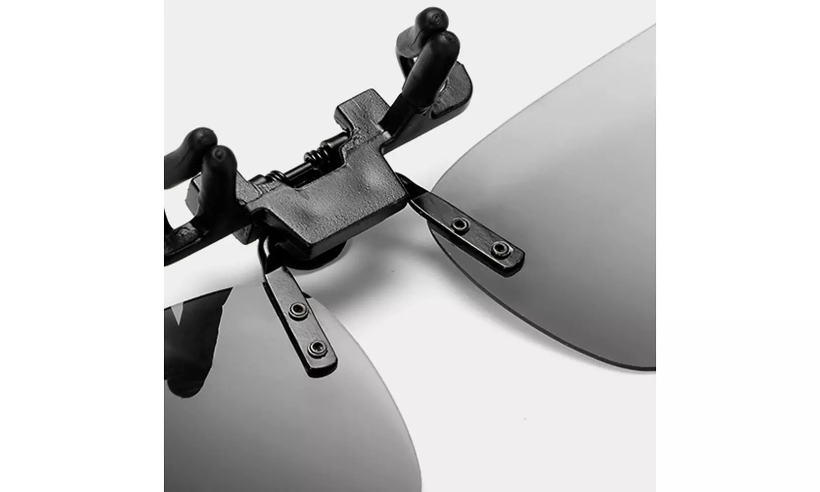 US 2-4 Pc Flip Up Clip On Sunglasses Glasses Polarized Night Vision Driving Box