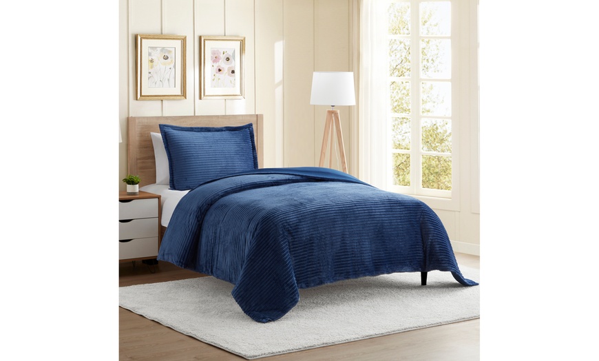 Up To 58% Off On Nestl Plush Duvet Cover Set -... | Groupon Goods