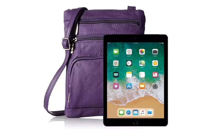 Plus Size Crossbody Bag with RFID Blocking Option - Primary Image