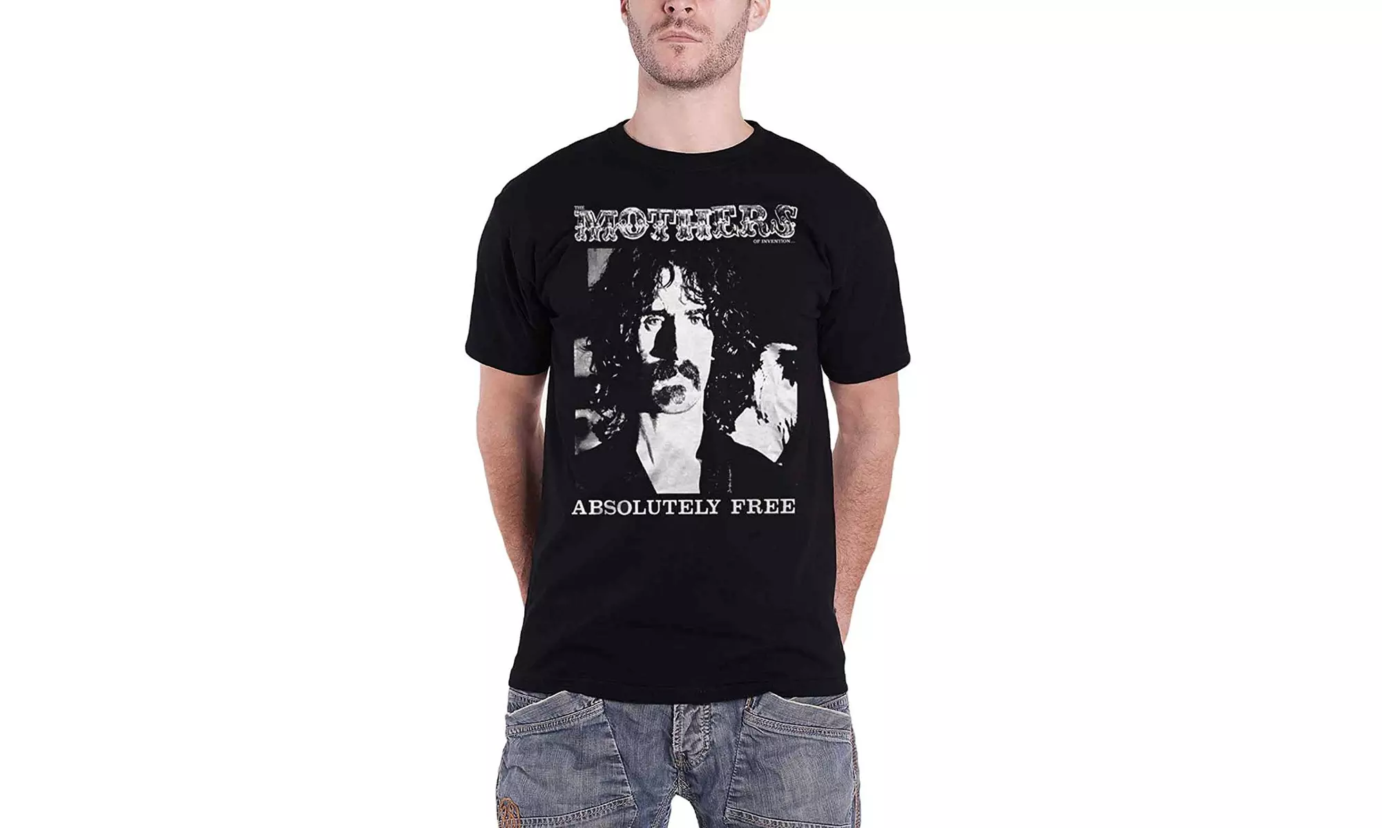Frank Zappa T Shirt Mothers of Invention Absolutely Free Official Mens Black - Primary Image