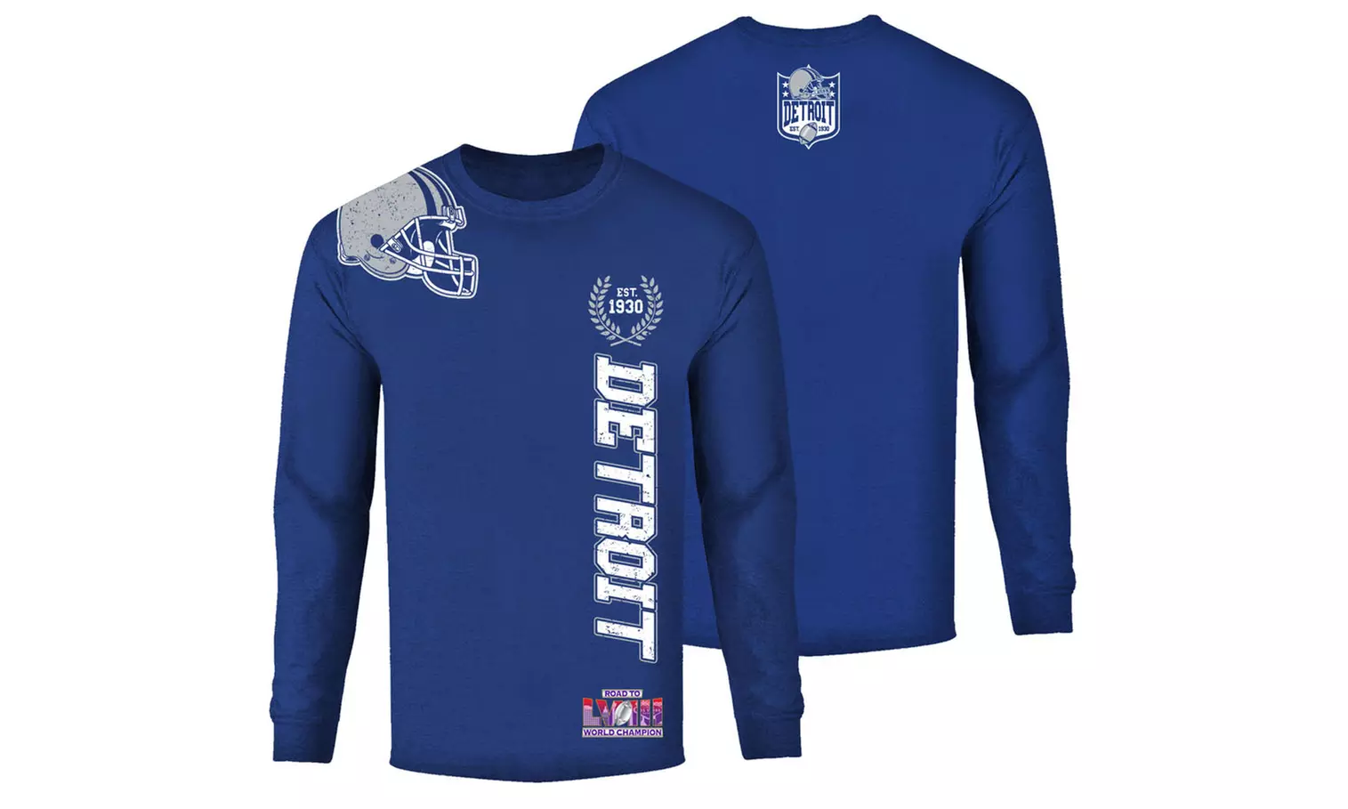 Men's Road to Football Championship Long or Short Sleeve Shirt