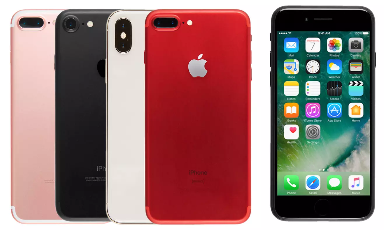 Apple iPhone 7, 7 Plus, 8, 8 Plus, X Fully Unlocked Smartphone Scratch and Dent - Primary Image
