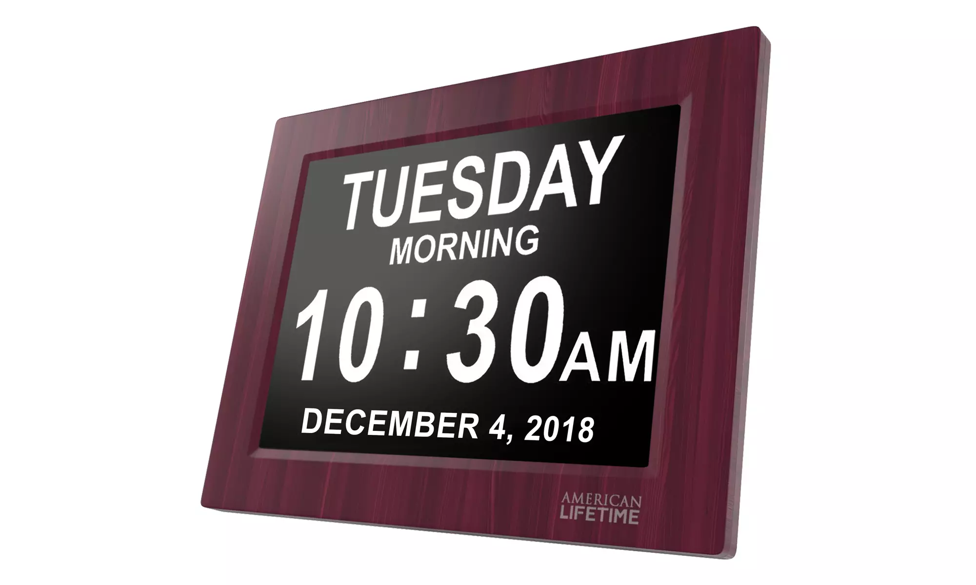 American Lifetime Day Clock with Extra Large Digital Display - Second Medium