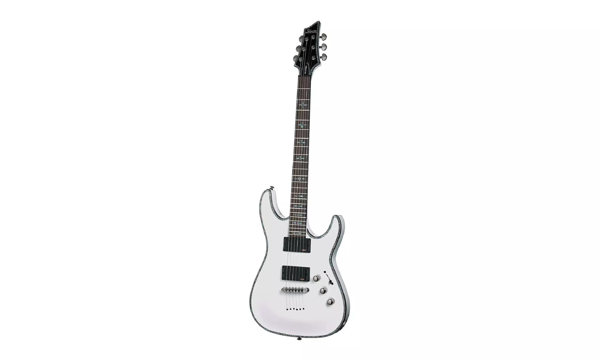 Schecter Hellraiser C-1 6-String Electric Guitar (Right Hand, Gloss White) - Primary Image