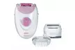 Braun Silk-épil 3 3-270 Epilator for Women, Hair Removal, White/Pink w/3 Extras  - Second Medium