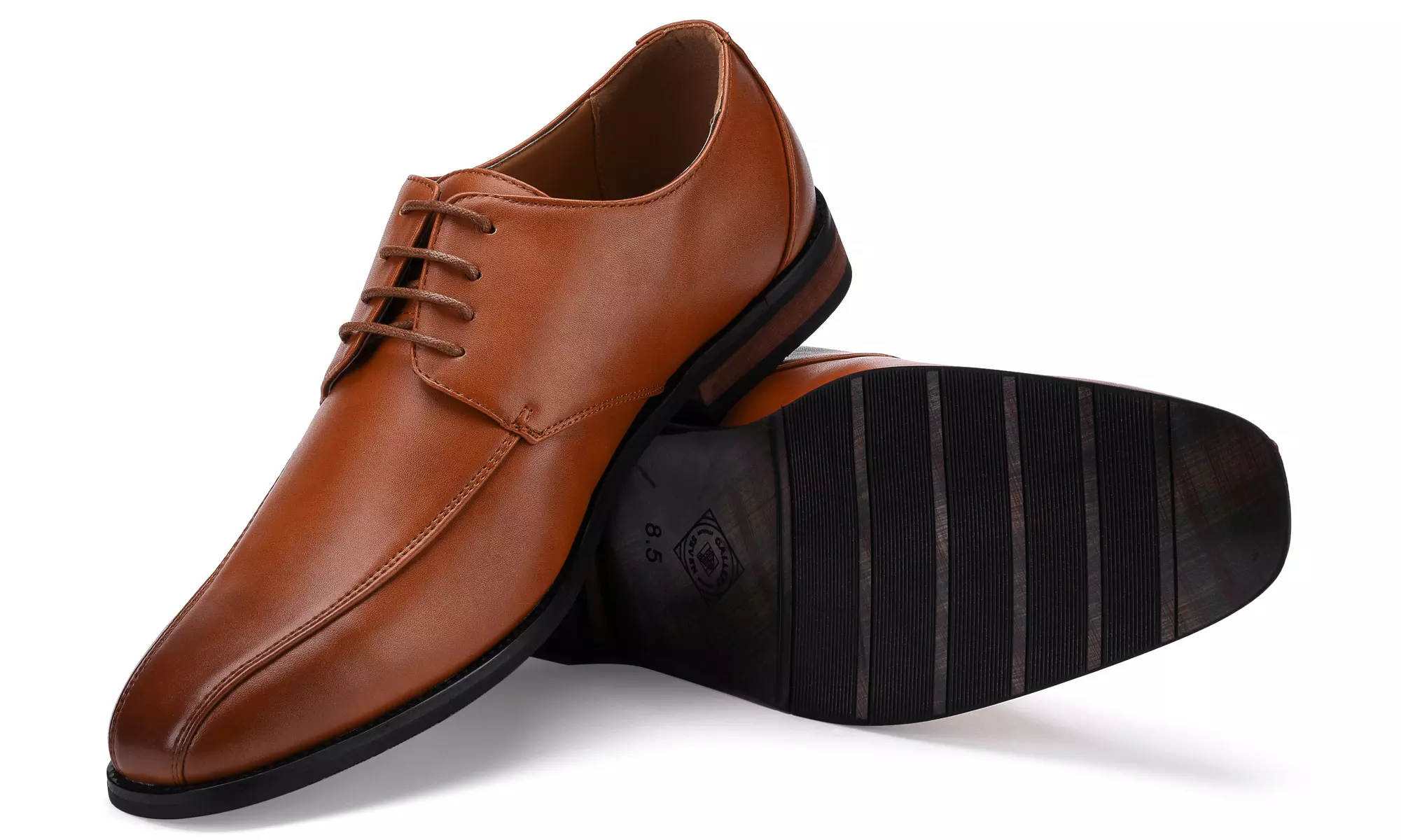 Gallery Seven Mens Oxford Dress Shoes - Bike Toe