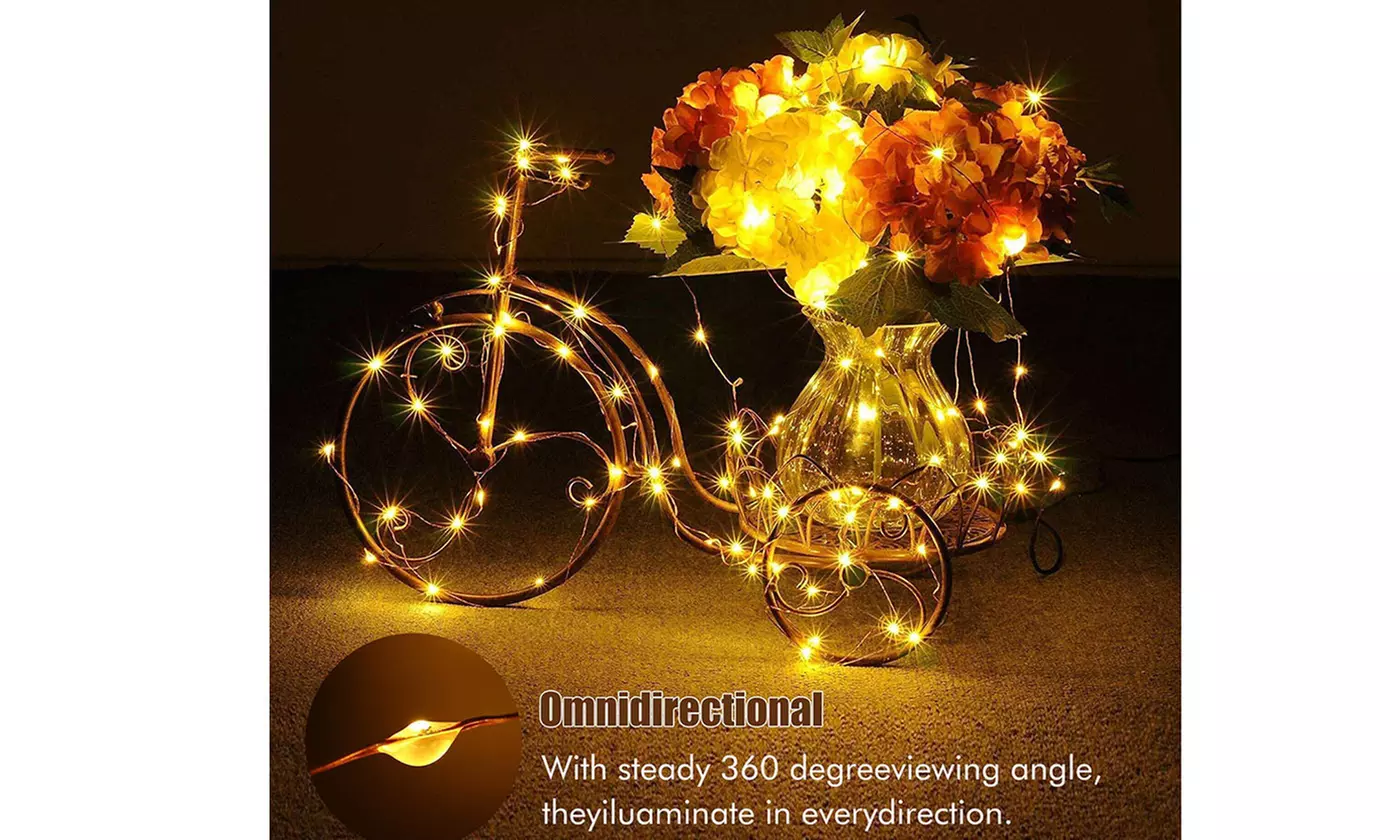 5/10PCS 20LED 2m Waterproof LED MICRO Copper Wire String Fairy Lights Decor