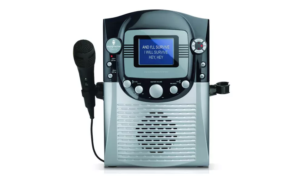 The Singing Machine STVG359 CDG Karaoke System with 3.5" Monitor - Refurbished - Primary Image