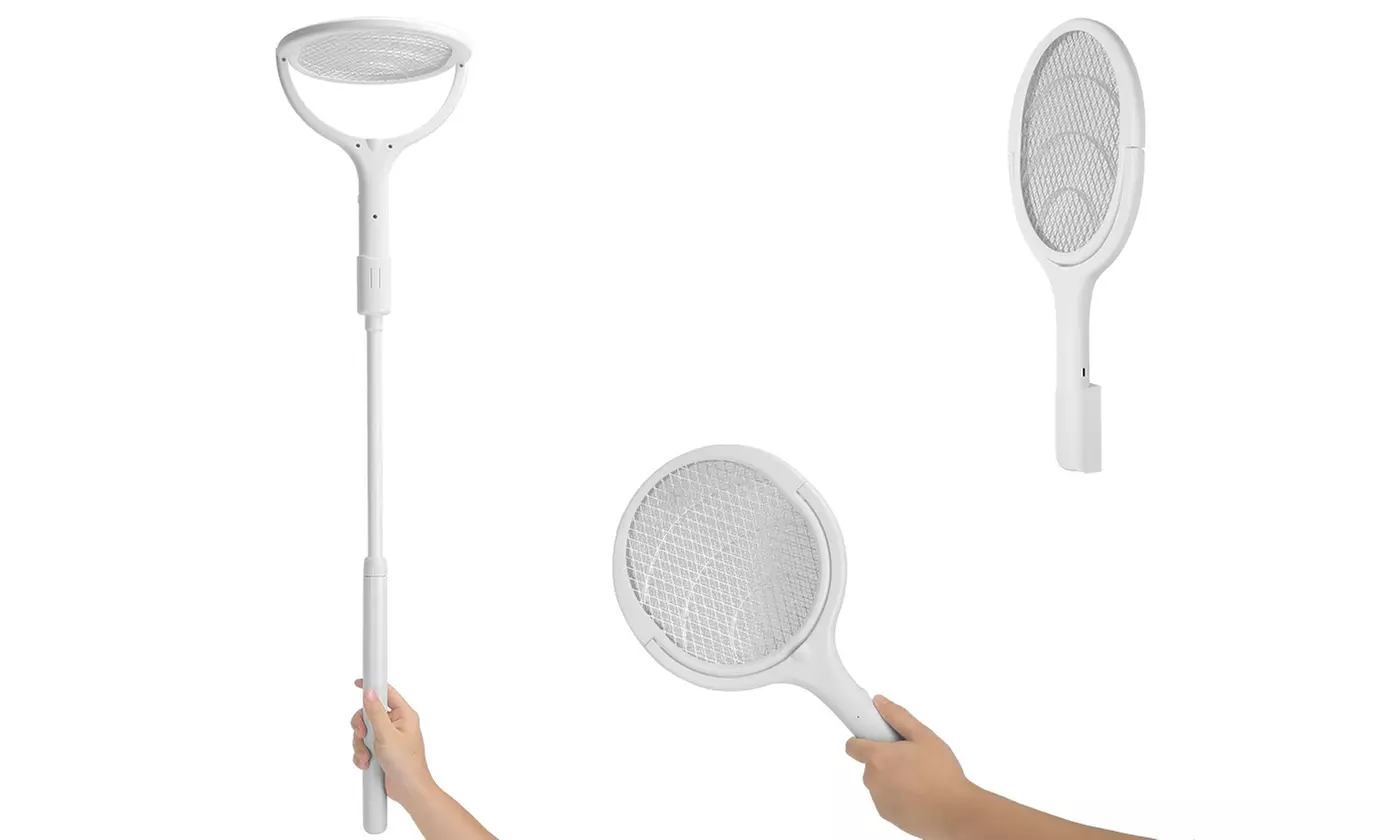 iMounTEK 3-in-1 Electric Bug Zapper Racket