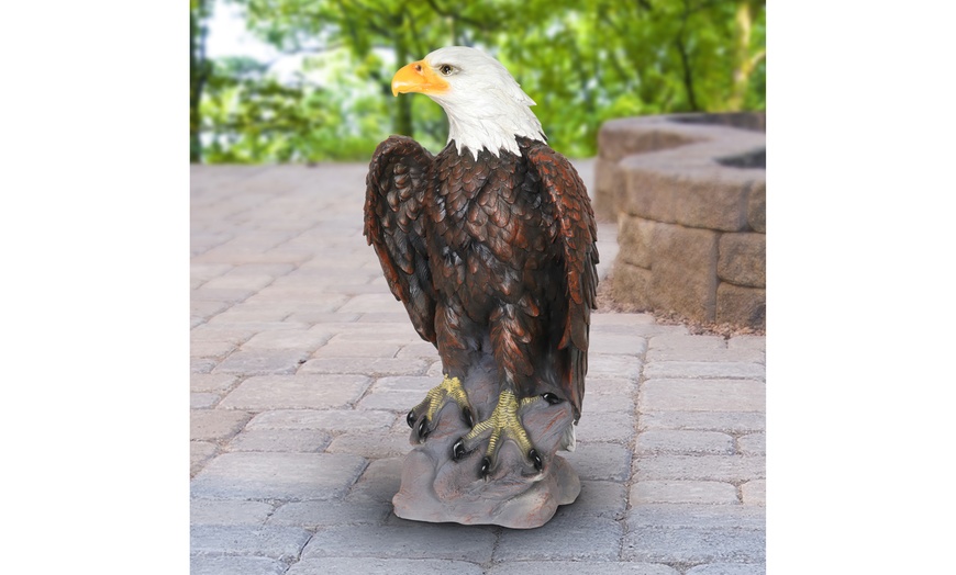 Exhart Majestic Bald Eagle Garden Statue | Groupon