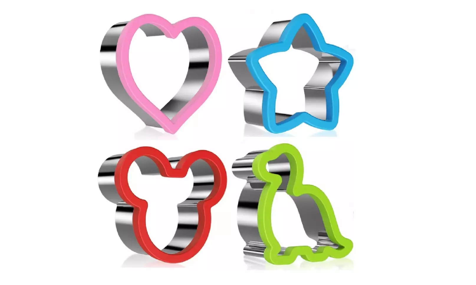 Cookie Biscuit Cutter Set Stainless Steel Pastry Cutter Stainless Steel Sandwich - Primary Image