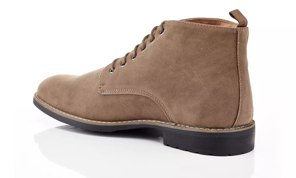 Adolfo Keith Men's Microsuede Chukka Boots 