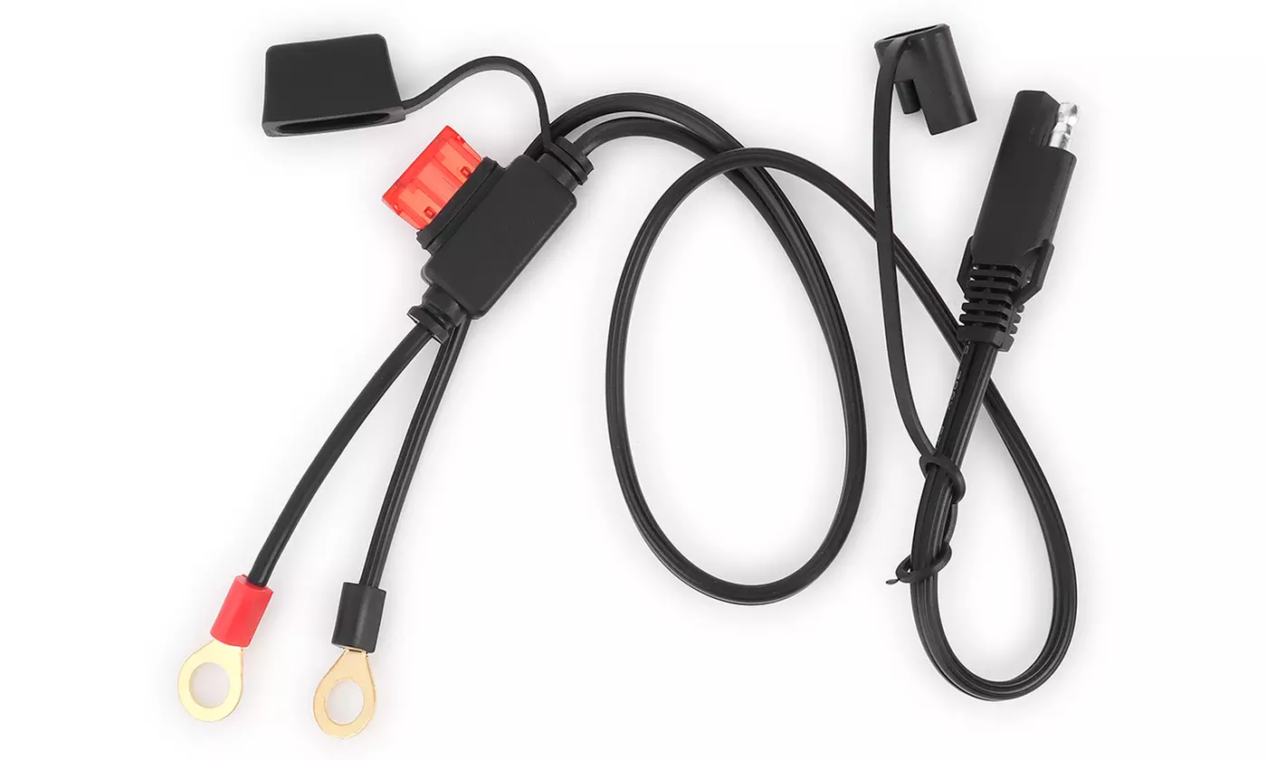 12V-24V Motorcycle Battery Tender Lead Charger Cable with SAE Battery Connector - Primary Image