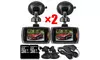 2x1080P Car DVR Dash Vehicle Camera Video Night Vision G-Sensor Recorder8G Card
