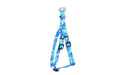 Yellow Dog Design SI-CBL101S Camo Blue Step-In Harness - Small