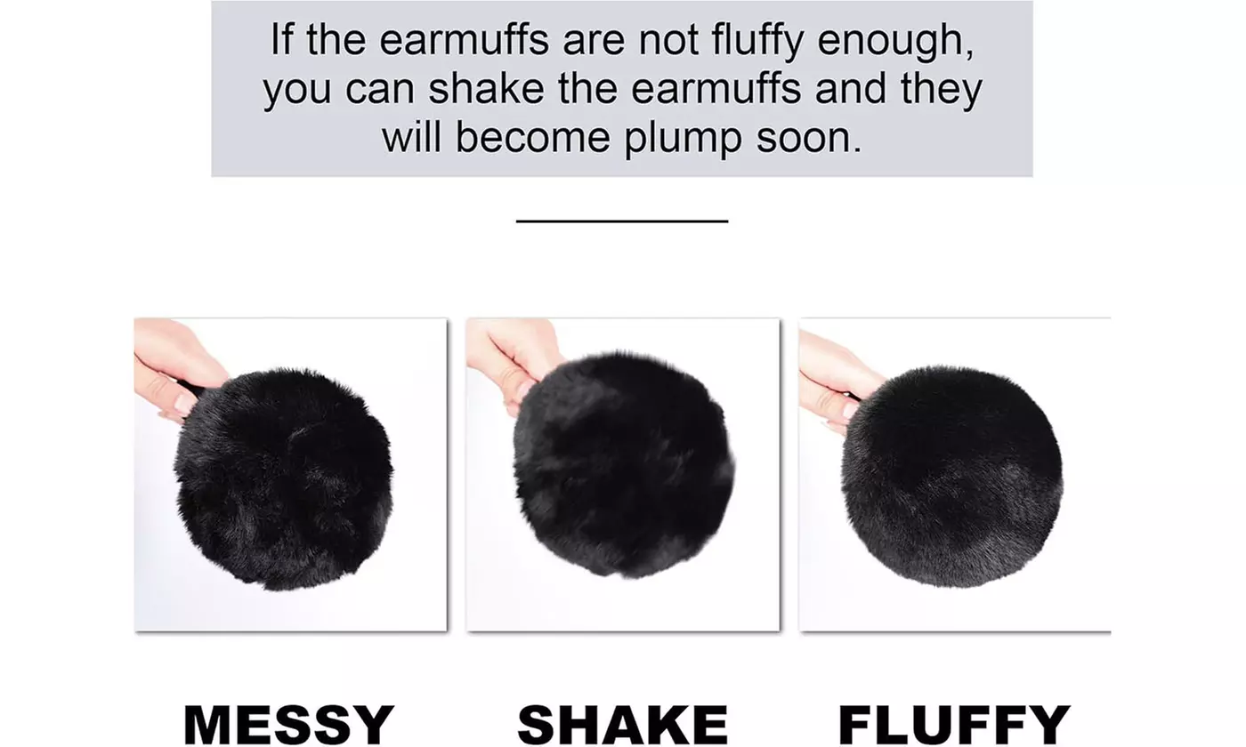 Fuzzy Cat Ear Winter Earmuffs - Multiple Options
