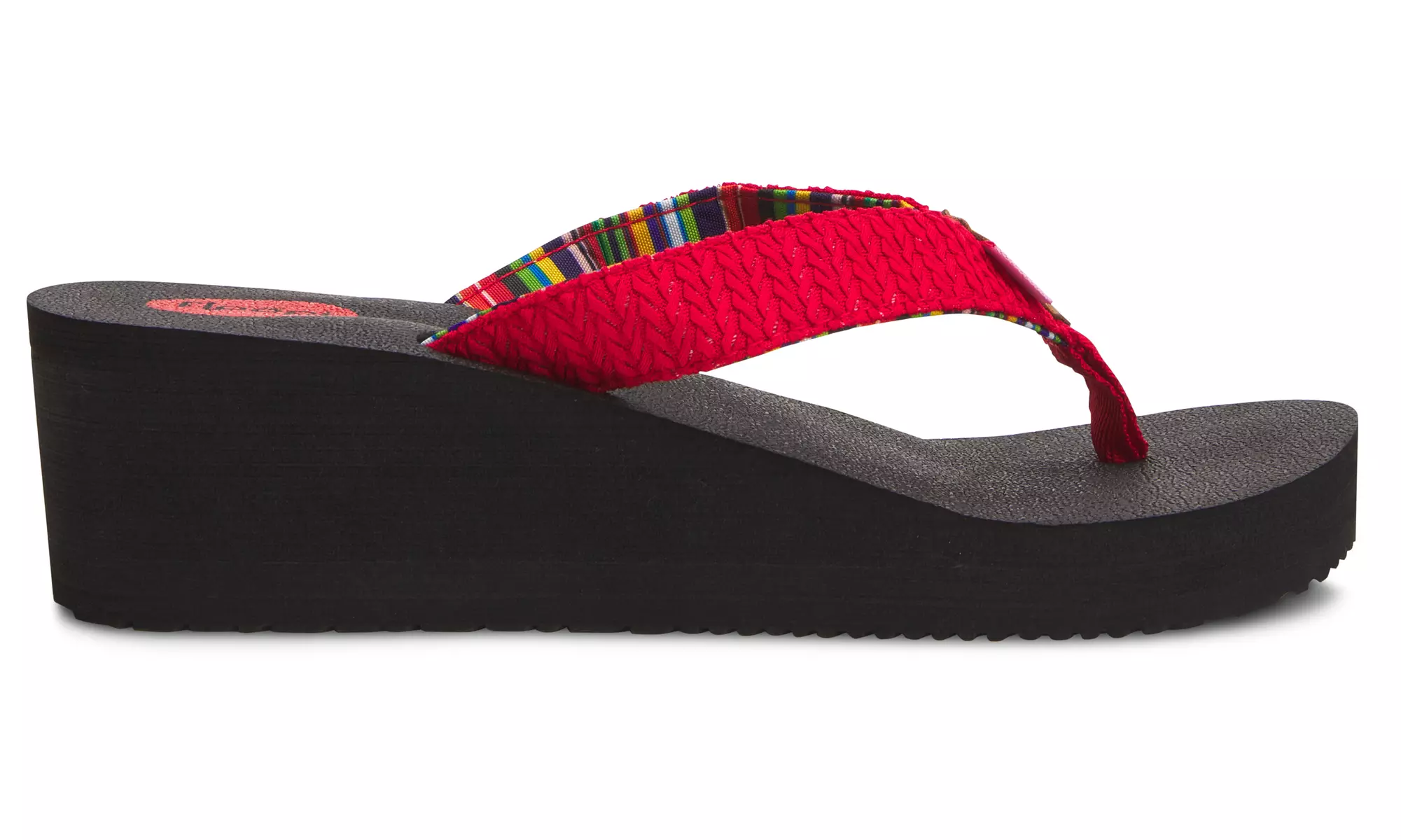 Floopi Women's Thong Flip Flop Wedge Sandals