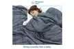 Weighted Idea Cool Weighted Blanket for Adults (Grey) - Second Medium