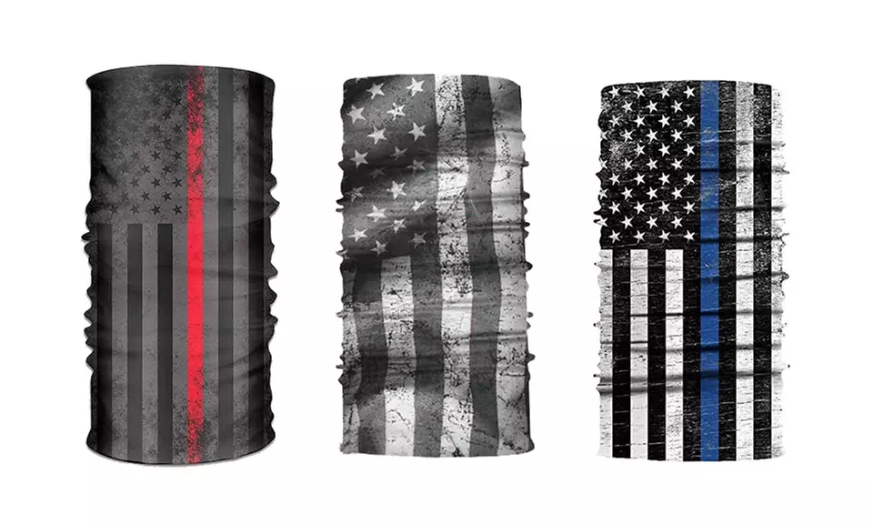 American Flag Washed Ski Mask - Second Medium