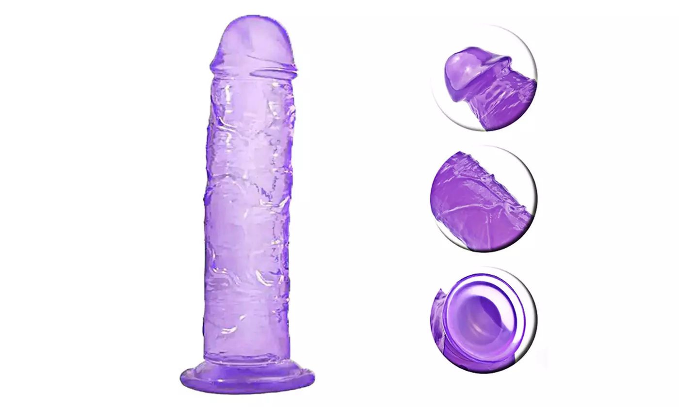 Flexible Silicone G-spot Stimulation Dildo & Suction Cup Realistic Dildo Sex Toy
