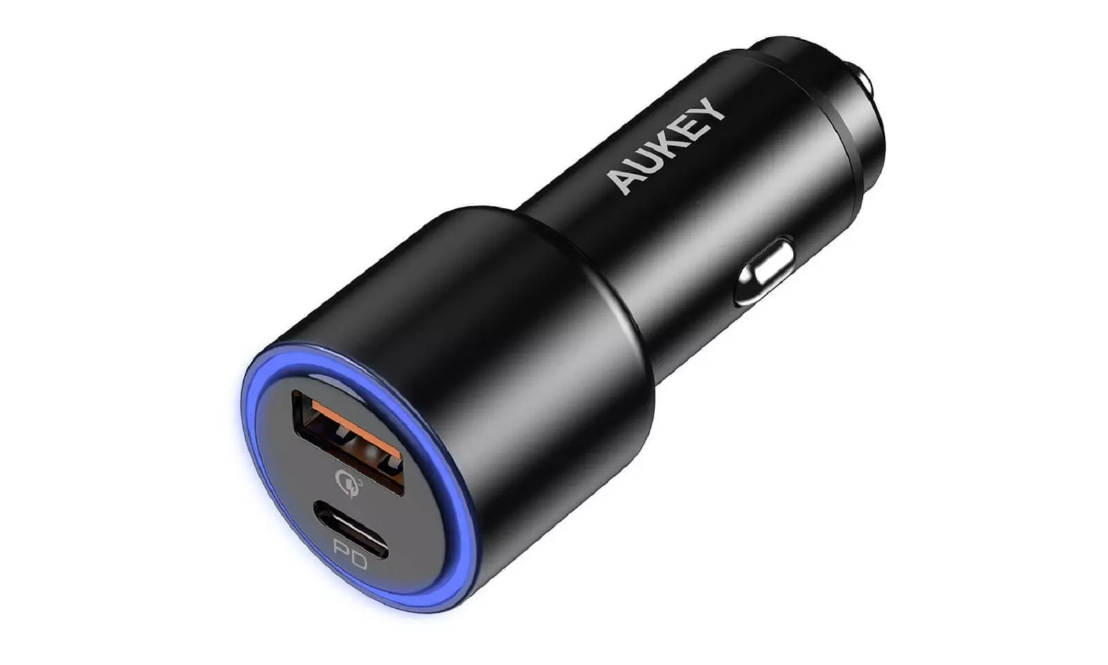 AUKEY Dual USB-C/USB-A LED 36W Car Charger - Primary Image