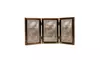 Frames Antique Brass 4x6 Hinged Triple Picture Frame